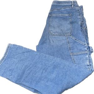 Loft jeans like new ultra high rise size 6 cargo pocket